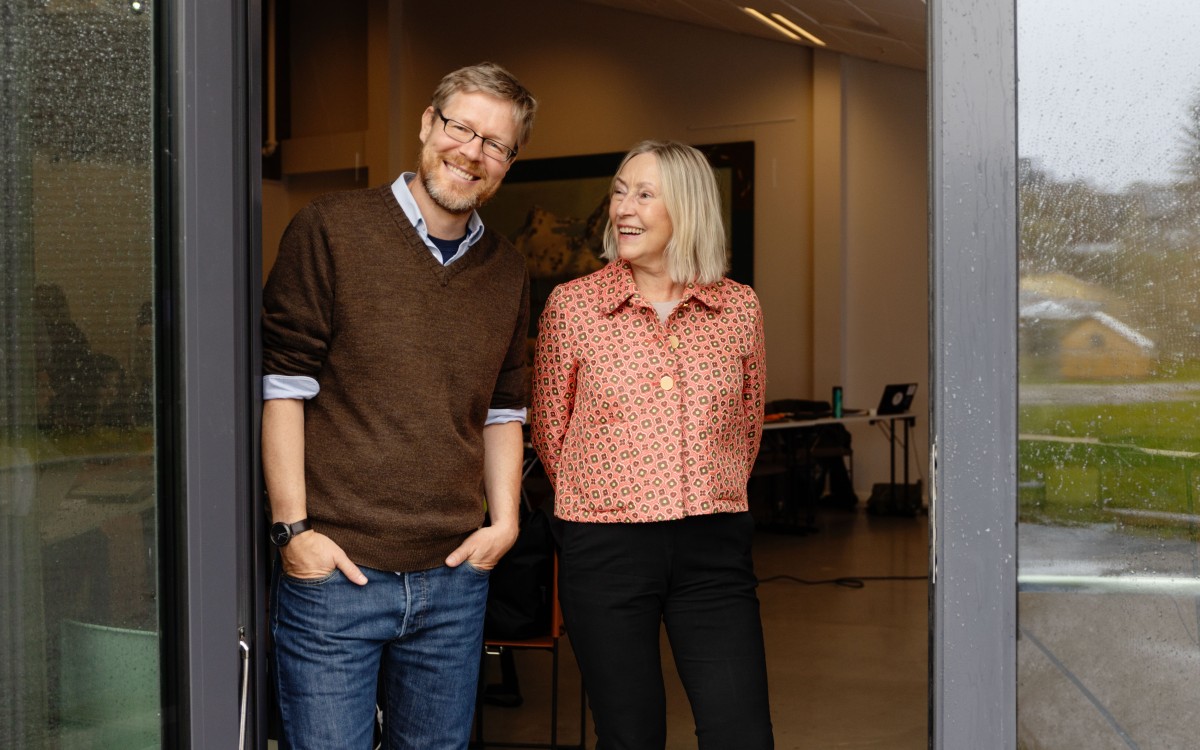 Face-It-3rd-annual-meeting Kai Bischof, professor of Marine Botany at the University of Bremen, Germany, and scientific coordinator of the project and NRI’s Research Professor Grete Hovelsrud at the FACE-IT annual meeting in Bodø.
