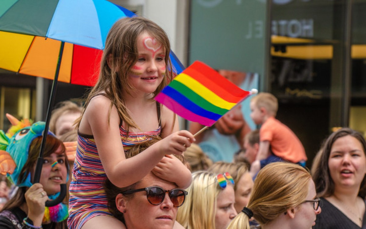 Pride feires over hele verden. Her fra Bergen. Foto: Arne Halvorsen 