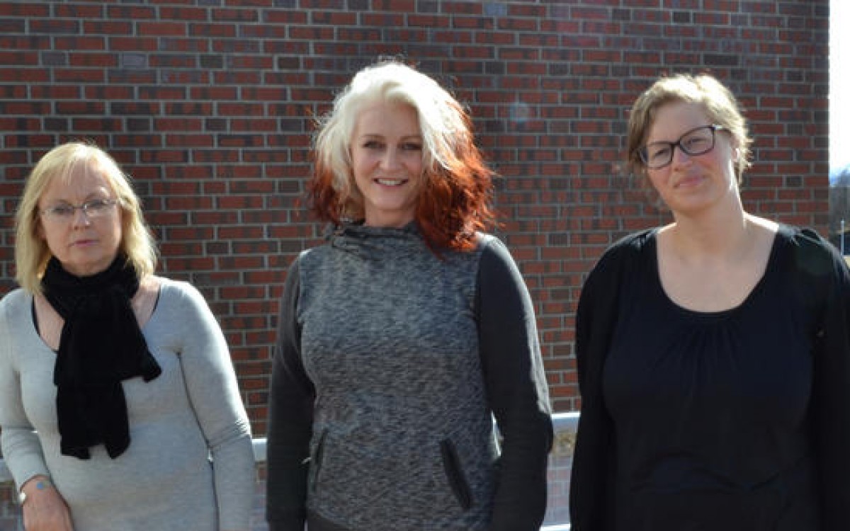 Forskerteamet: Therese Andrews, Ann Kristin Eide og Clara Luckner Strømsvik.