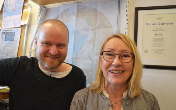 Brigt Dale og Grete Hovelsruds forskning havner på bordet til de arktiske utenriksministrene i mai. Foto: Thoralf Fagtertun