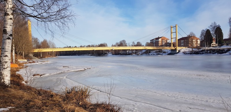 Wooden bridge: Skellefteå, Sweden. Photo: Jarle Løvland Wooden bridge: Skellefteå, Sweden. Photo: Jarle Løvland