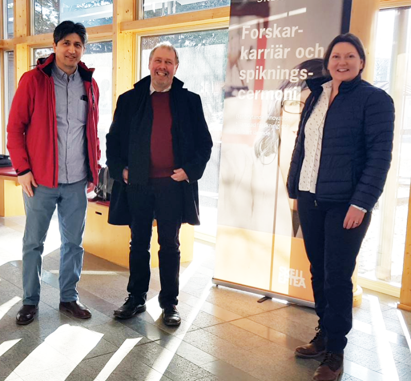 Arman Kouch (project leader), Bjarne Lindeløv and Megan Palmer-Abbs (NRI). Photo: Jarle Løvland Arman Kouch (project leader), Bjarne Lindeløv and Megan Palmer-Abbs (NRI). Photo: Jarle Løvland