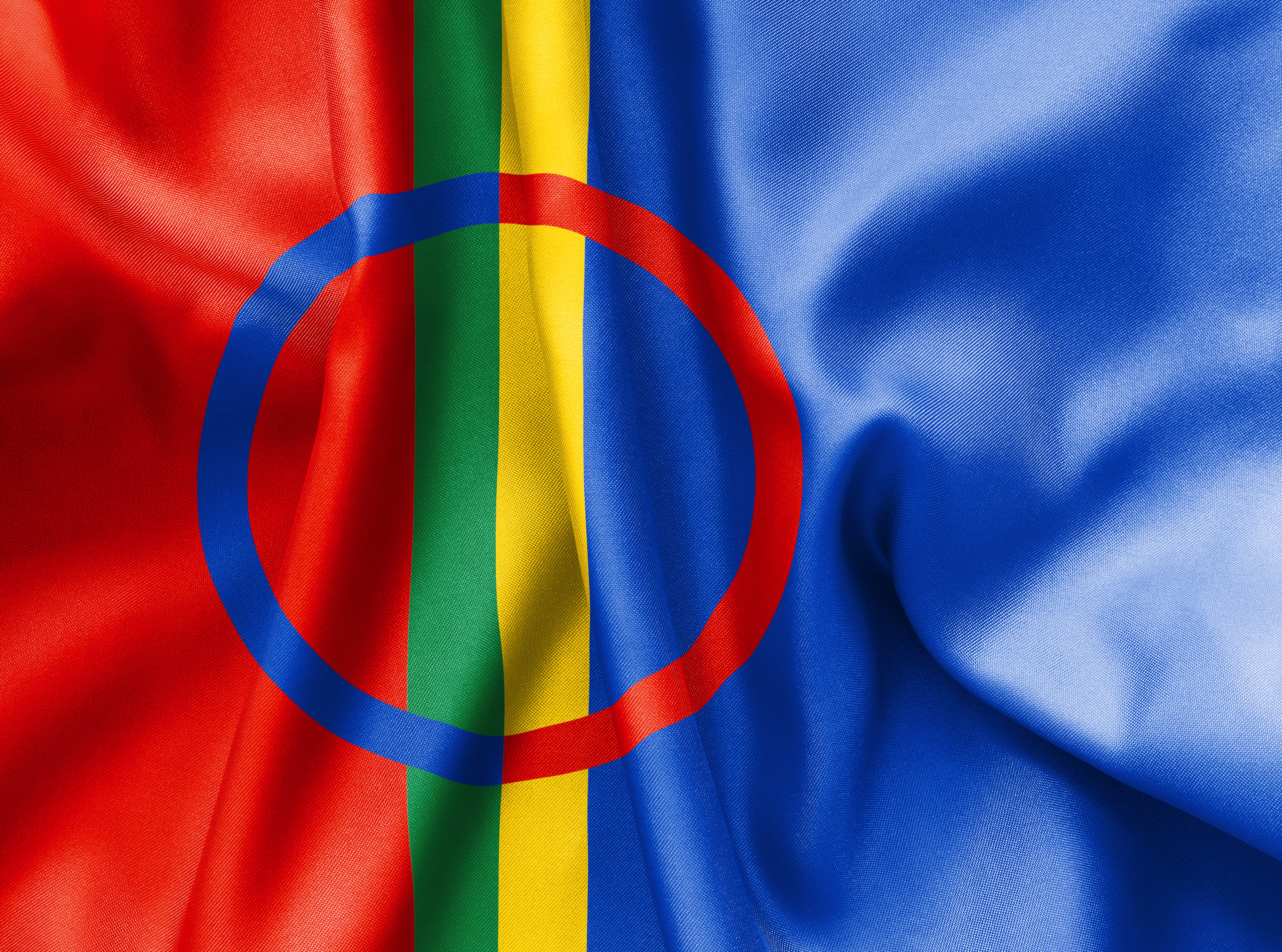 samisk flagg foto istock